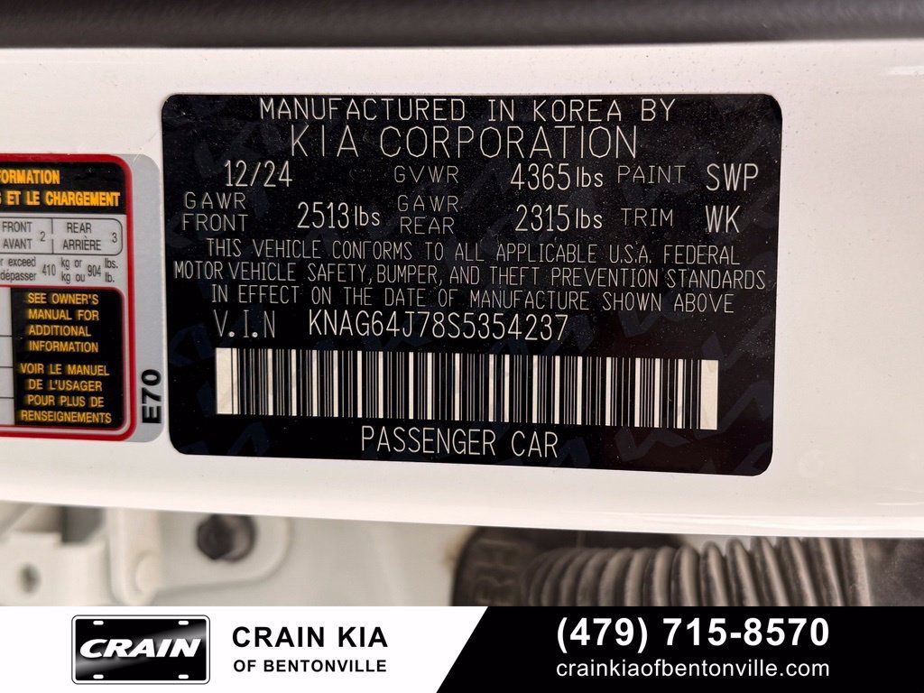 Certified 2025 Kia K5 GT-Line FWD image 34