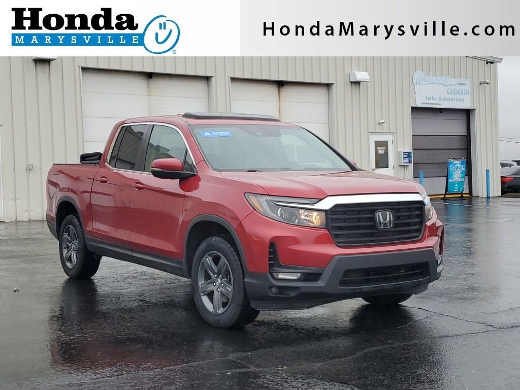Certified 2022 Honda Ridgeline RTL