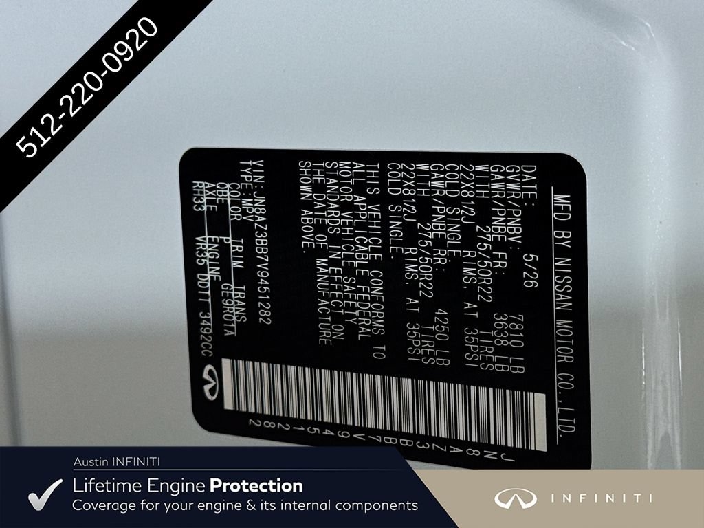 New 2027 INFINITI QX80 Luxe AWD/4WD image 45