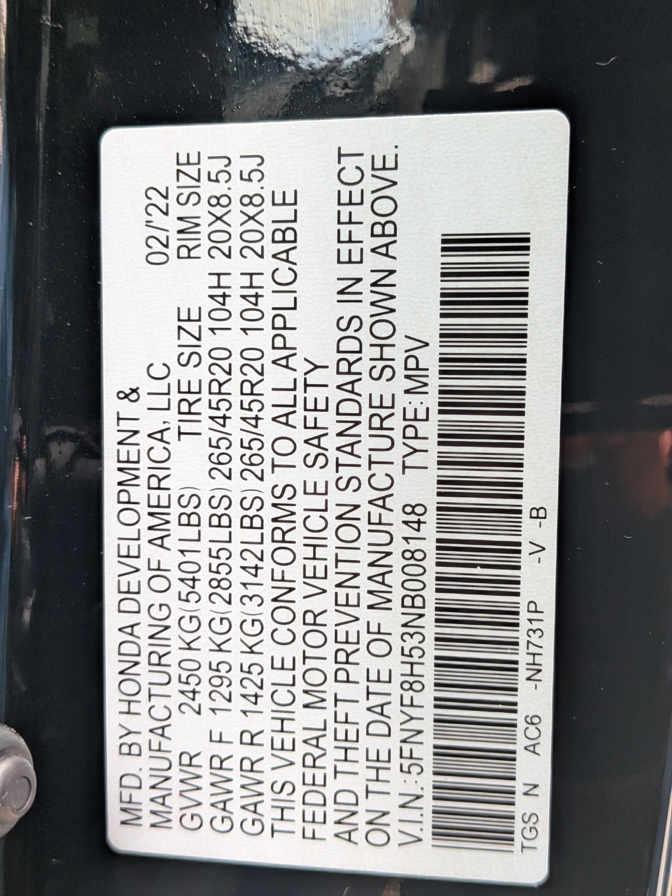 Certified 2022 Honda Passport EX-L image 36