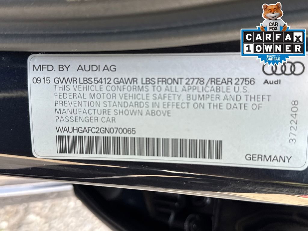 Used 2016 Audi A6 3.0T Prestige AWD/4WD image 42