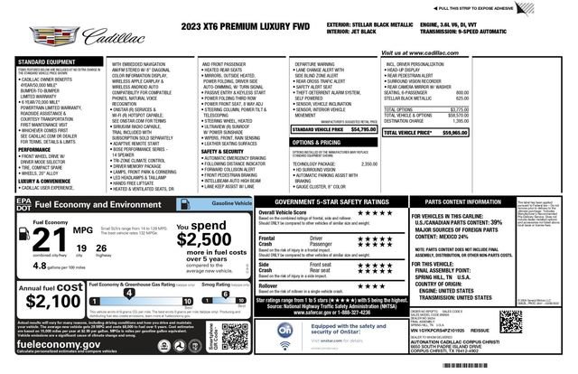 Used 2023 Cadillac XT6 Premium Luxury w/ Technology Package FWD image 30