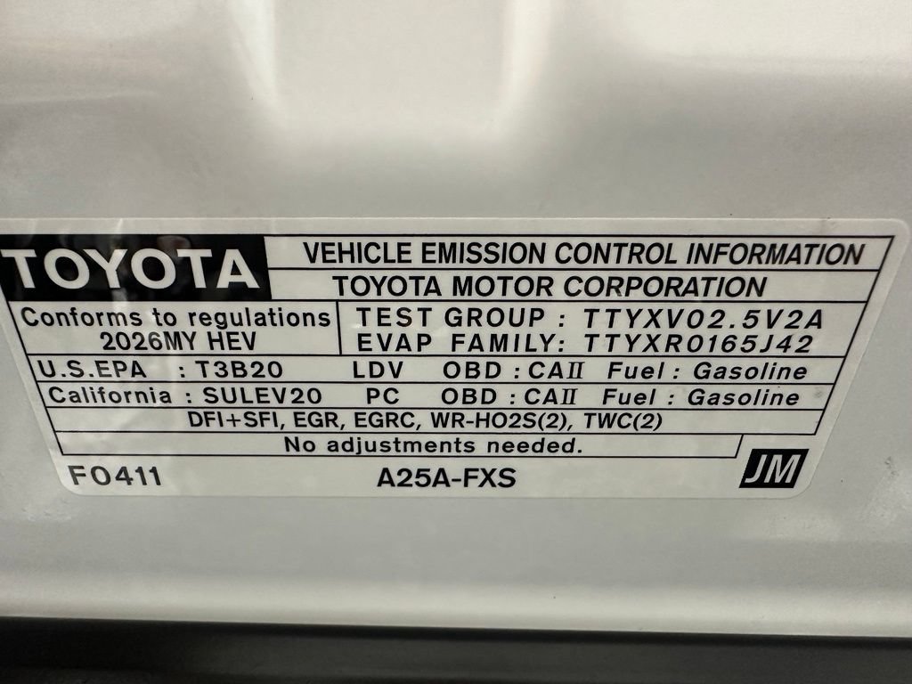Used 2026 Toyota Camry LE FWD image 69