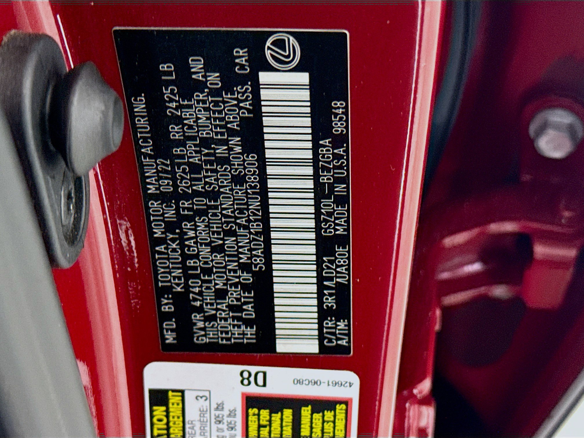 Used 2022 Lexus ES 350 w/ Premium Package FWD image 31