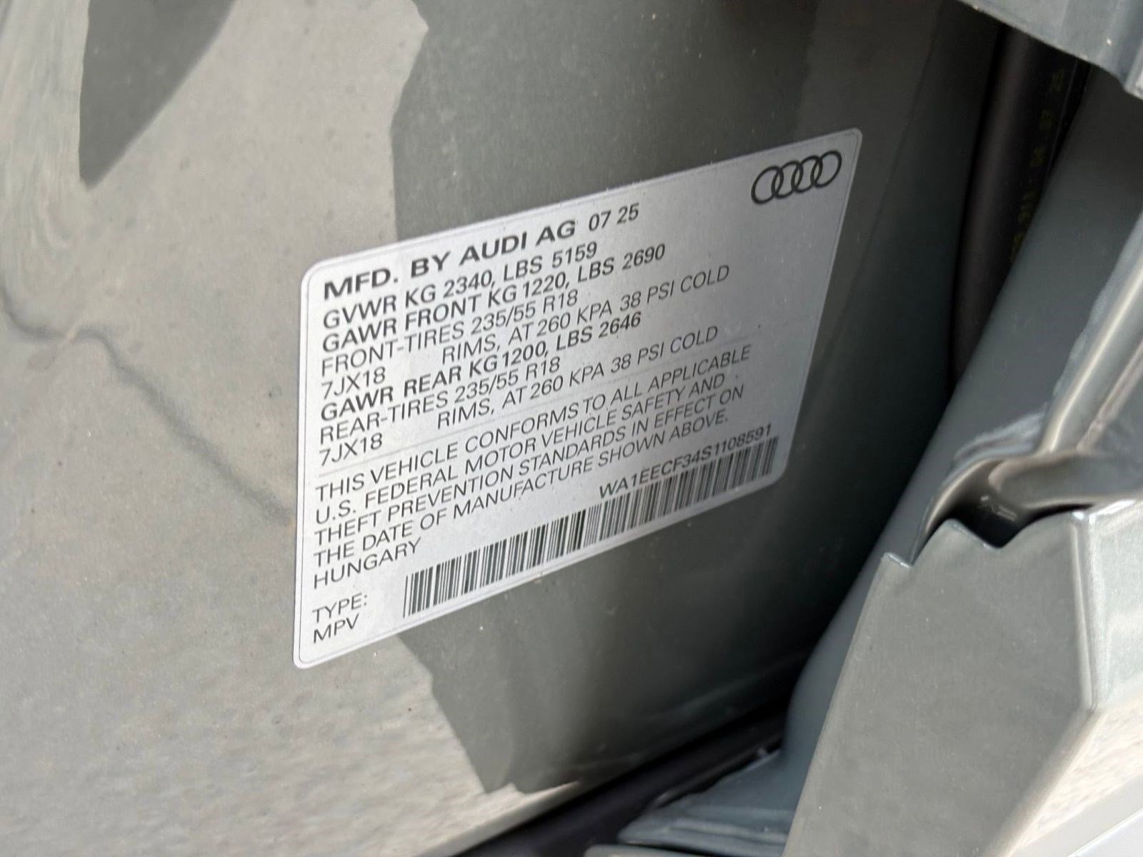 New 2025 Audi Q3 2.0T Premium Plus image 21