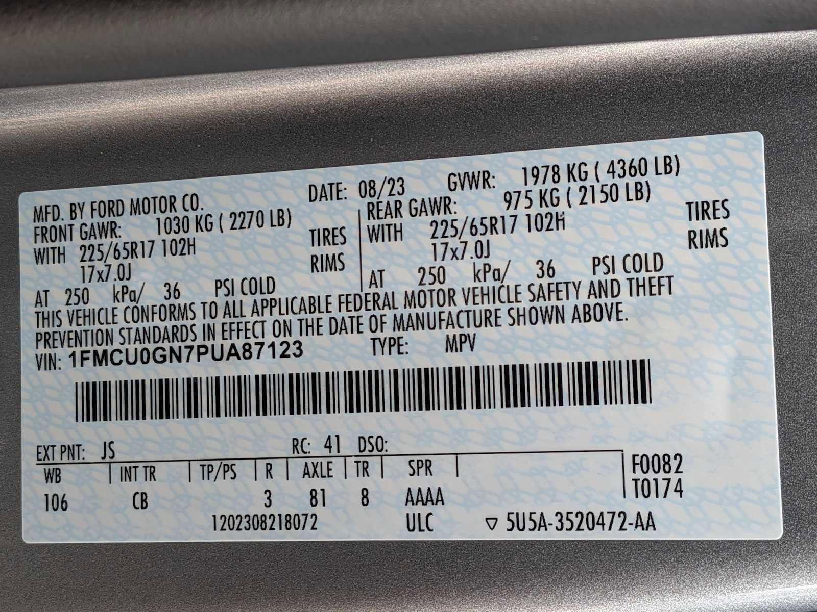 Used 2023 Ford Escape Active w/ Cold Weather Package image 32