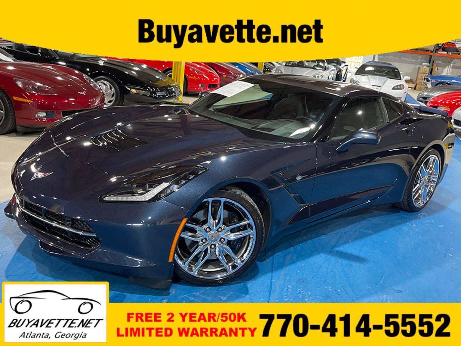 Used 2016 Chevrolet Corvette Stingray Coupe w/ 2LT Preferred Equipment Group RWD image 1