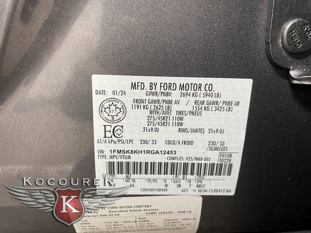 Used 2024 Ford Explorer ST-Line w/ Class IV Trailer Tow Package image 27