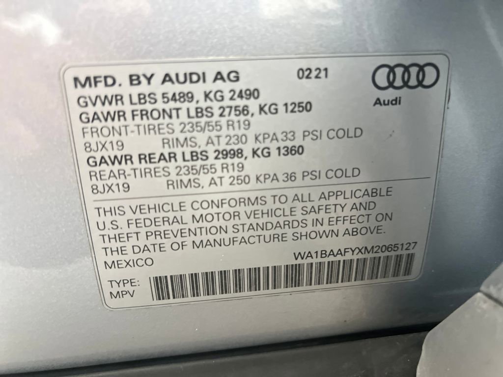 Used 2021 Audi Q5 2.0T Premium Plus w/ Premium Plus Package image 33