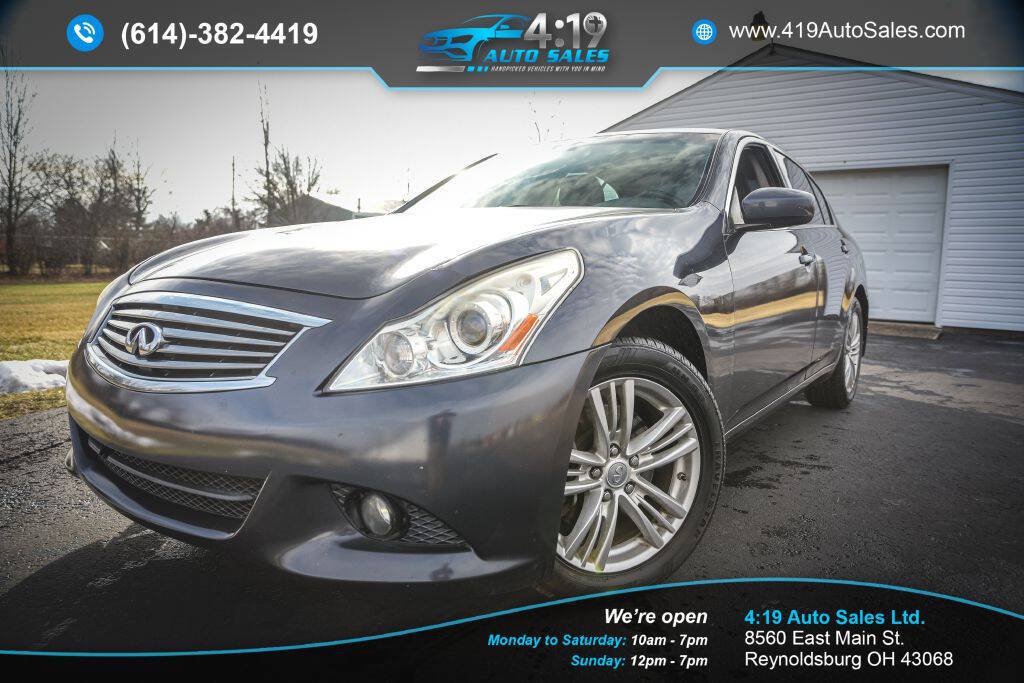 Used 2011 INFINITI G25 x w/ Moonroof Pkg