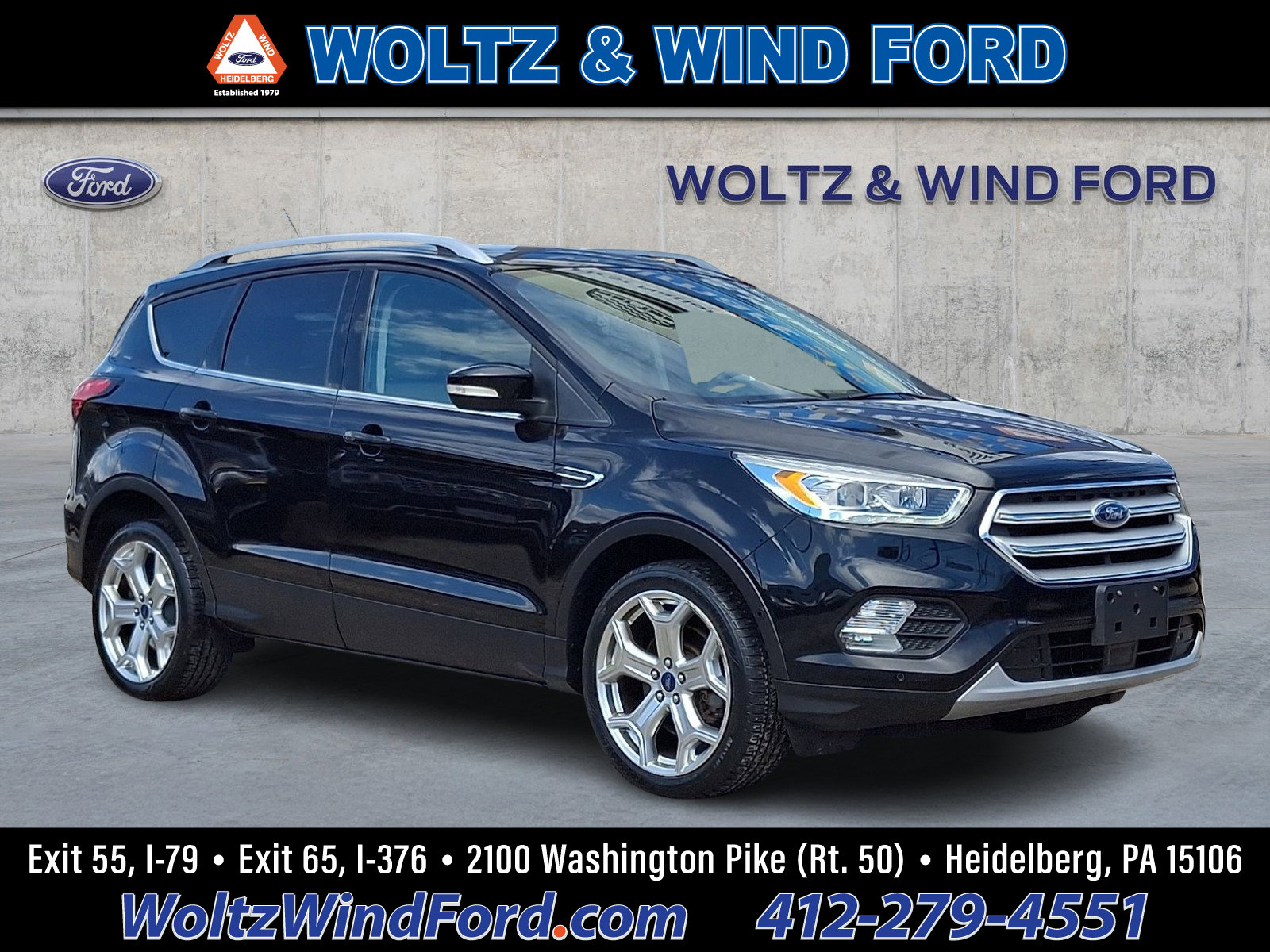Certified 2019 Ford Escape Titanium AWD/4WD image 1