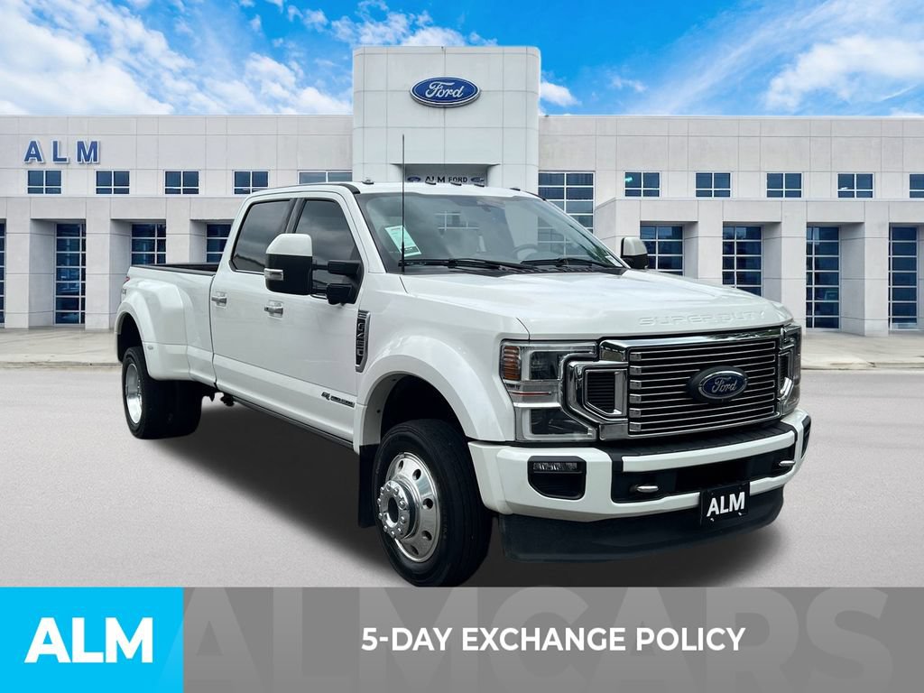 Used 2022 Ford F450 Limited w/ Snow Plow Prep Package AWD/4WD image 3