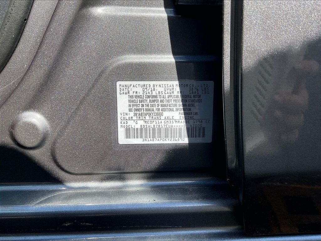 Used 2019 Nissan Sentra S FWD image 35