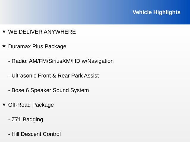 Used 2016 GMC Sierra 2500 SLT w/ Duramax Plus Package image 8