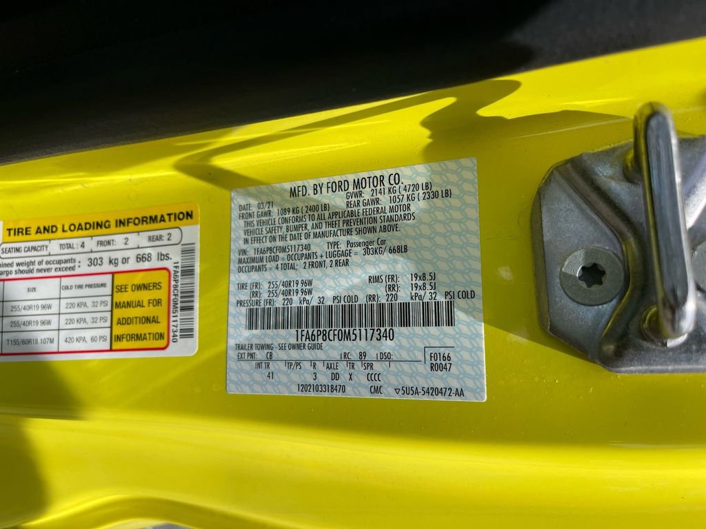 Used 2021 Ford Mustang GT Premium w/ Black Accent Package image 36