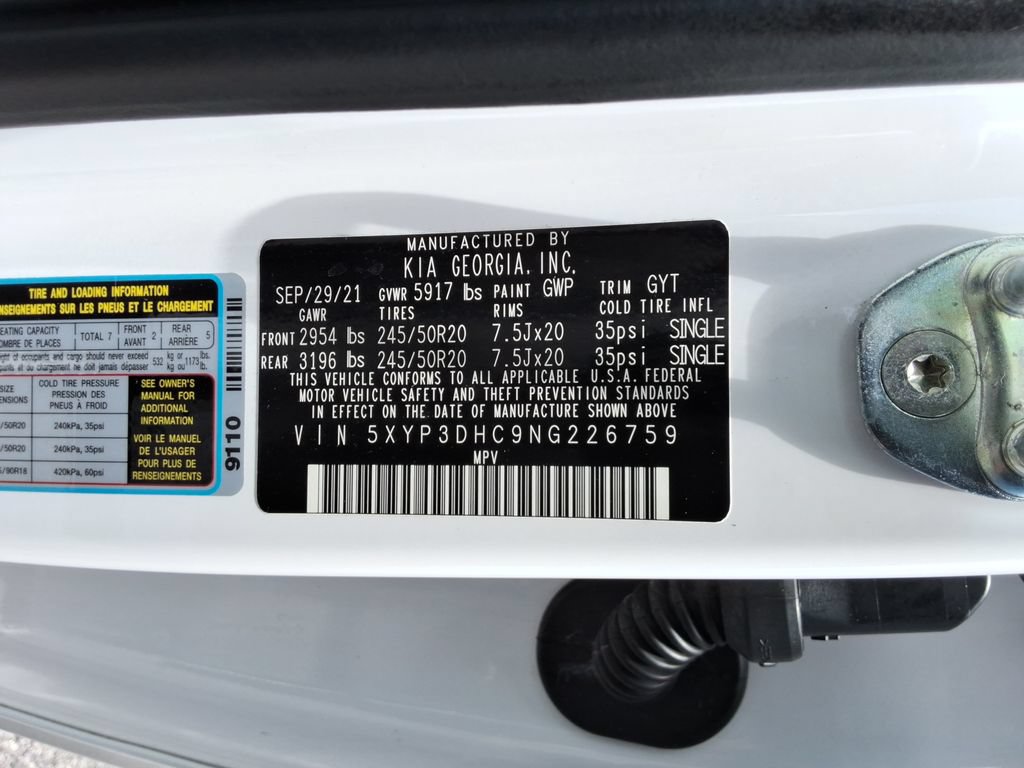 Used 2022 Kia Telluride EX w/ EX Premium Package AWD/4WD image 39