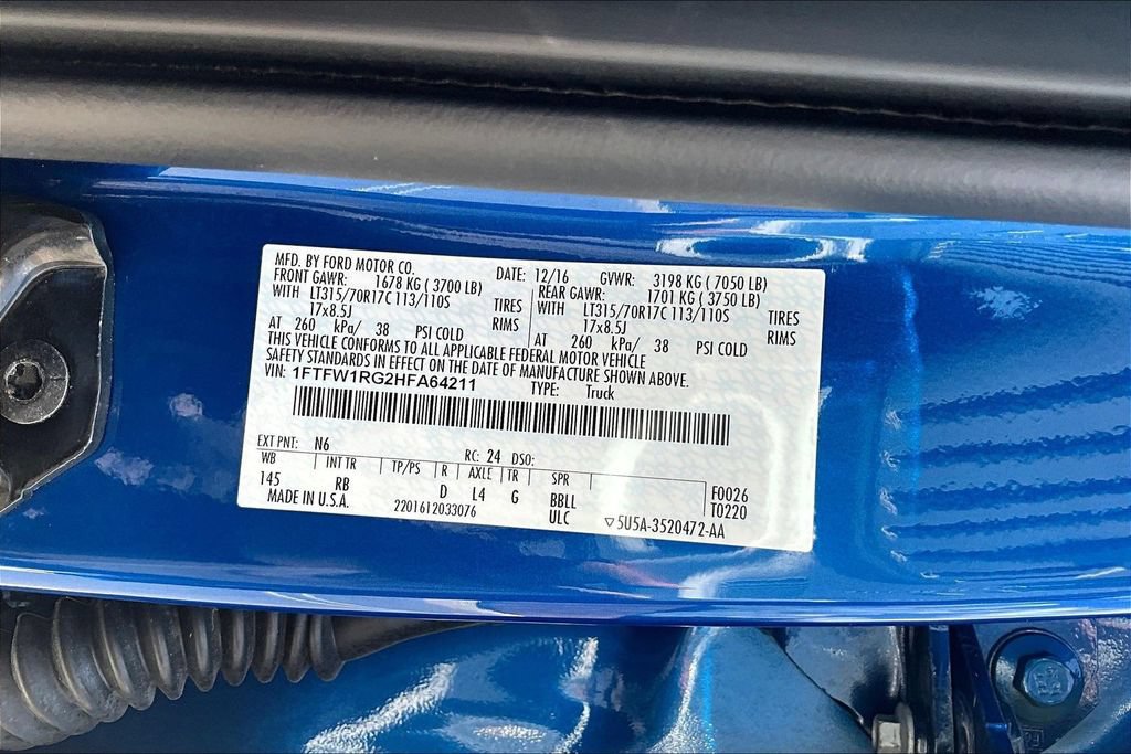 Used 2017 Ford F150 Raptor w/ Equipment Group 802A Luxury AWD/4WD image 35