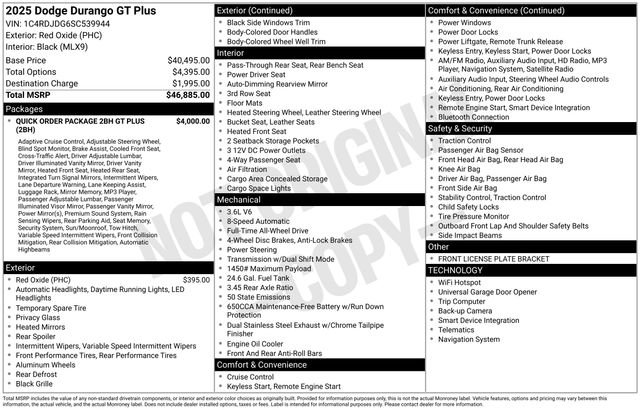 Used 2025 Dodge Durango GT image 42