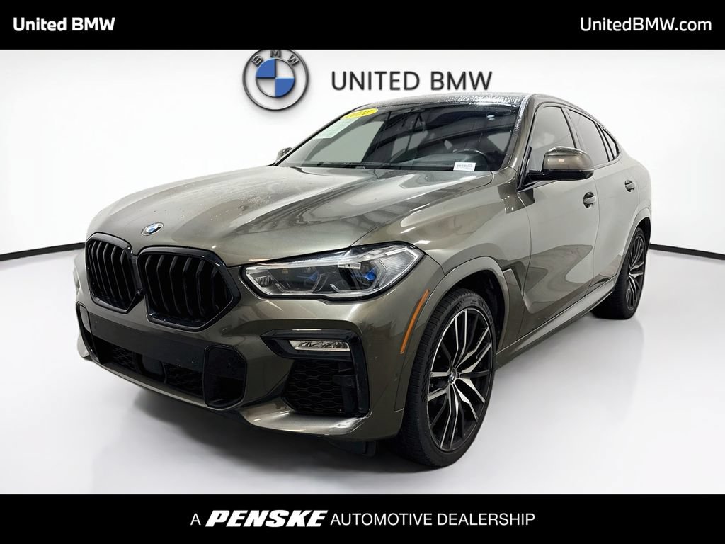 Used 2021 BMW X6 M50i w/ Executive Package AWD/4WD image 1