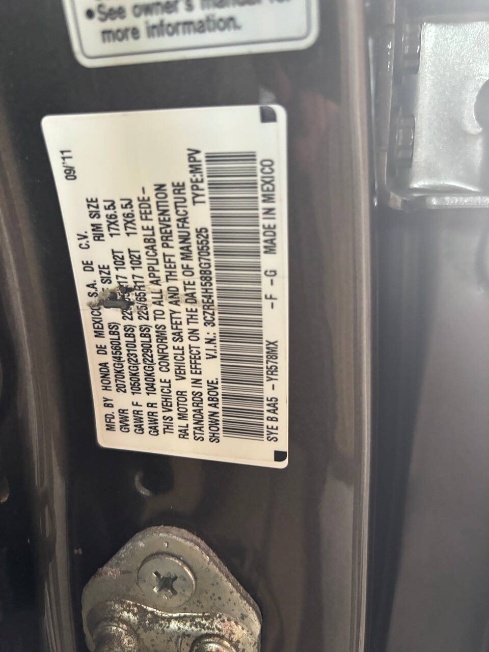 Used 2011 Honda CR-V EX image 10