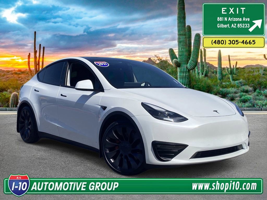 Used 2021 Tesla Model Y Performance AWD/4WD image 1