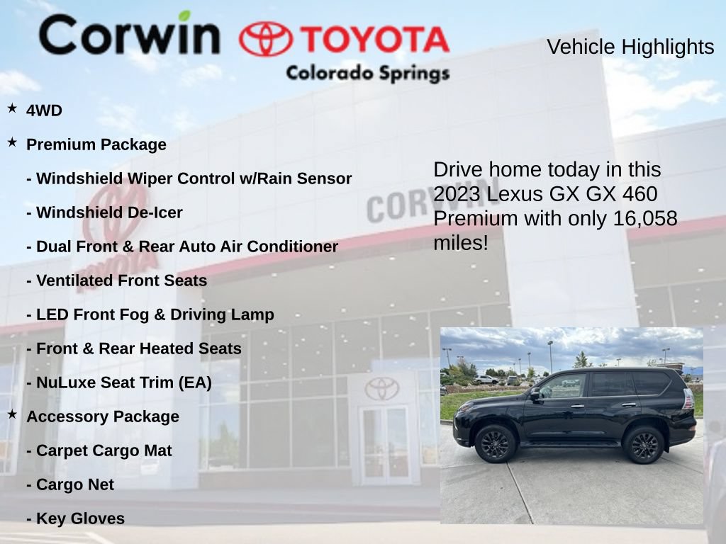 Used 2023 Lexus GX 460 Premium w/ Premium Package AWD/4WD image 7