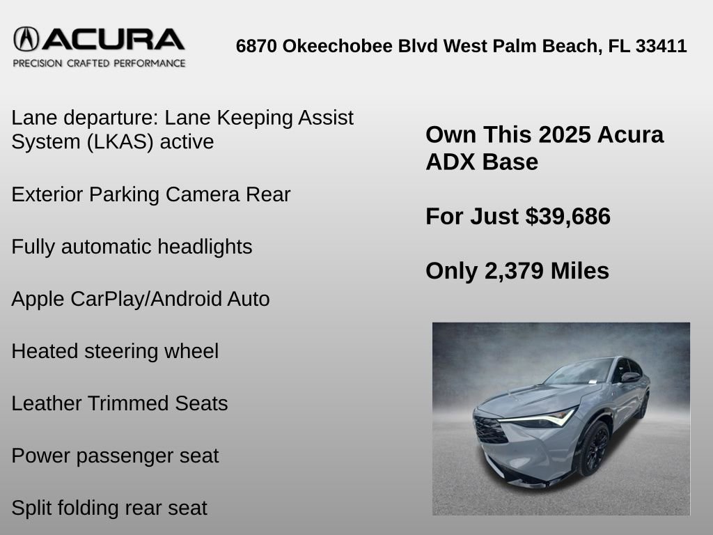 Used 2025 Acura ADX A-Spec AWD/4WD image 12