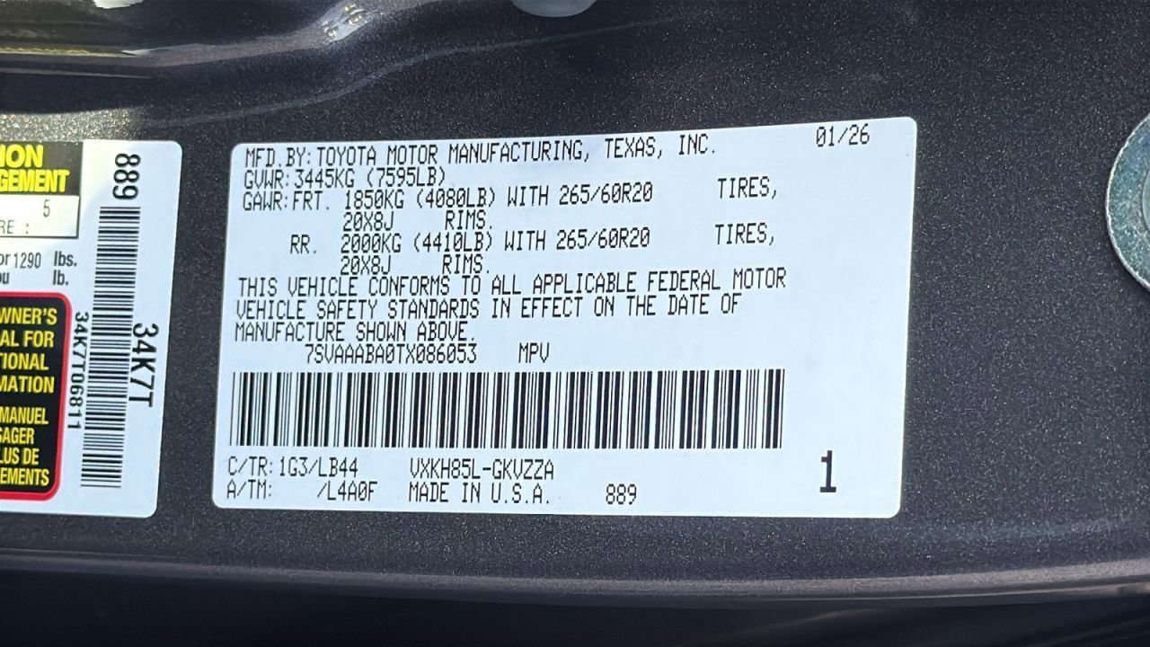 New 2026 Toyota Sequoia 1794 Edition image 31