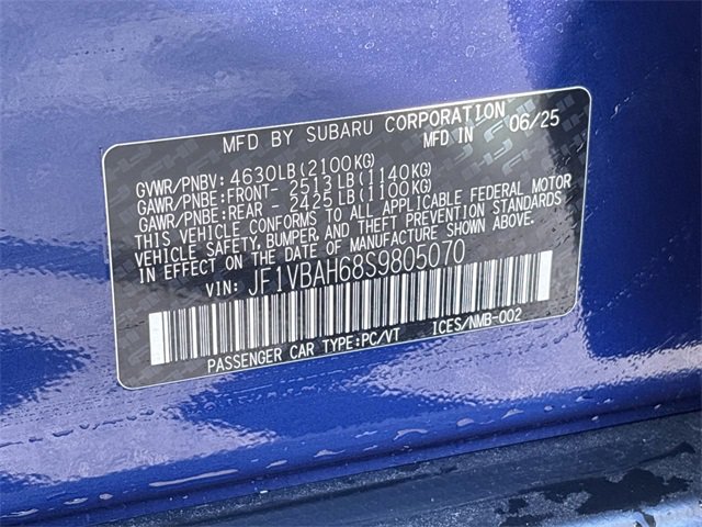 New 2025 Subaru WRX Premium image 31