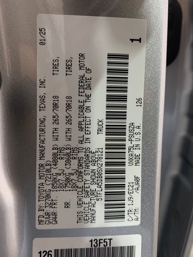 New 2025 Toyota Tundra SR5 w/ TRD Off-Road Premium Package image 42