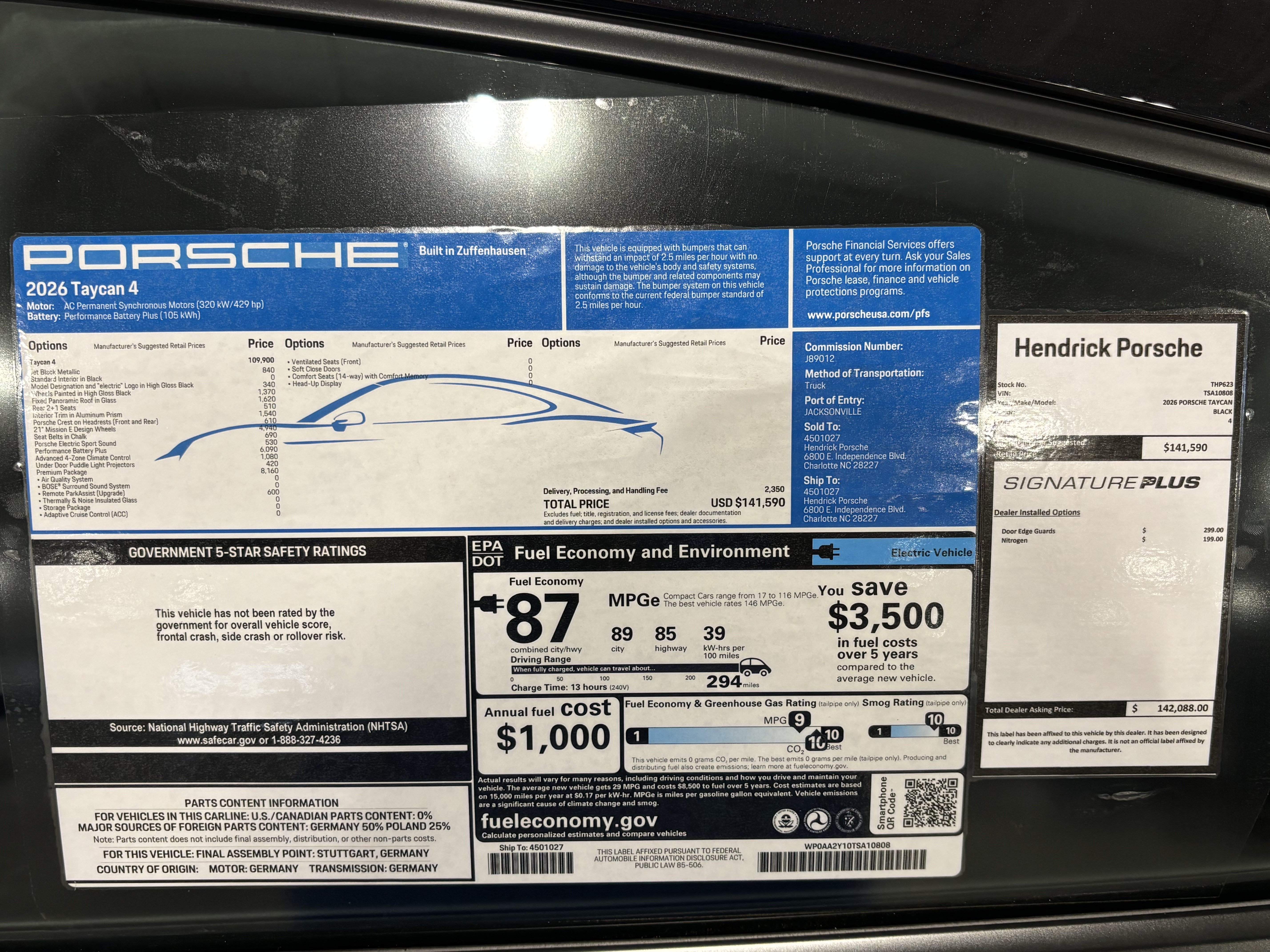 New 2026 Porsche Taycan AWD/4WD image 37