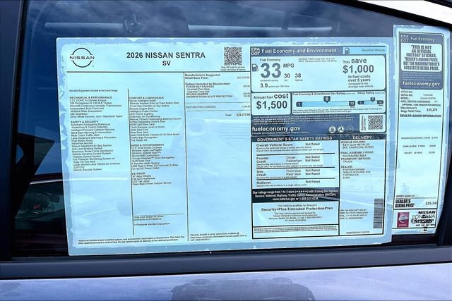 New 2026 Nissan Sentra SV image 12