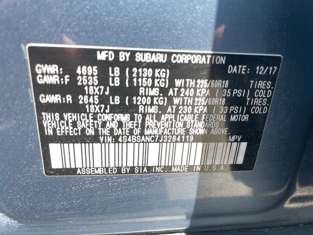 Used 2018 Subaru Outback 2.5i Limited w/ 50th Anniversary Edition AWD/4WD image 32