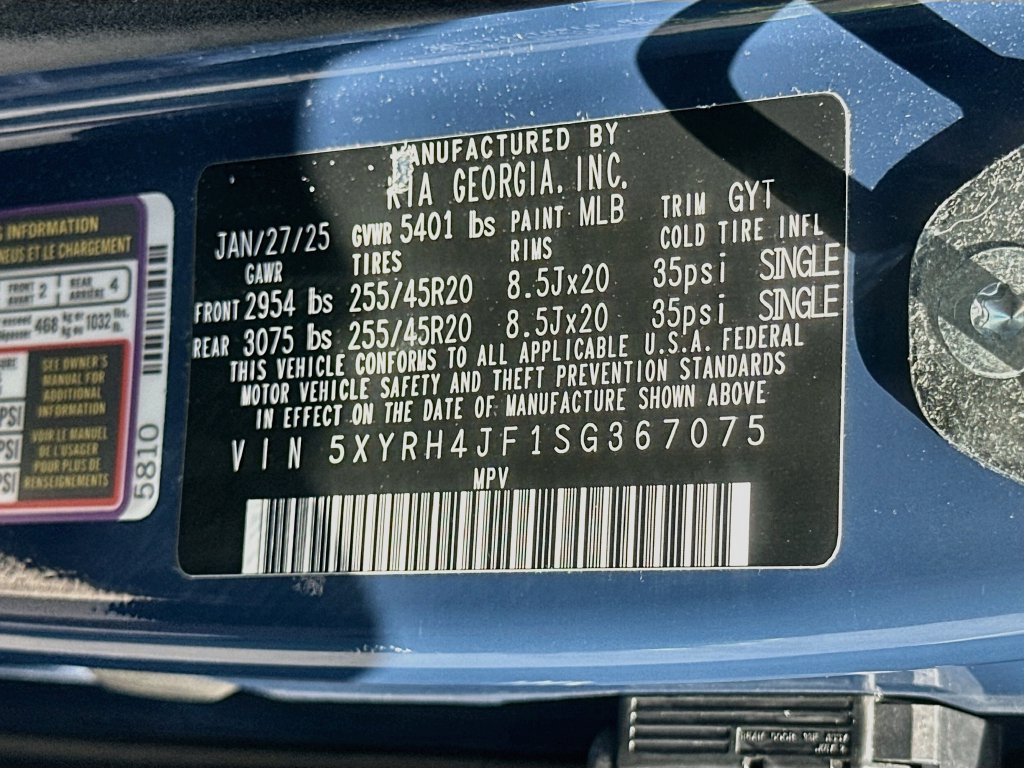 Certified 2025 Kia Sorento EX w/ Panoramic Sunroof Package FWD image 33