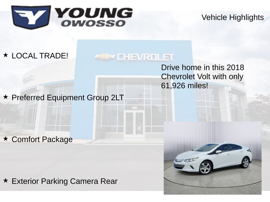Used 2018 Chevrolet Volt LT w/ Comfort Package image 7