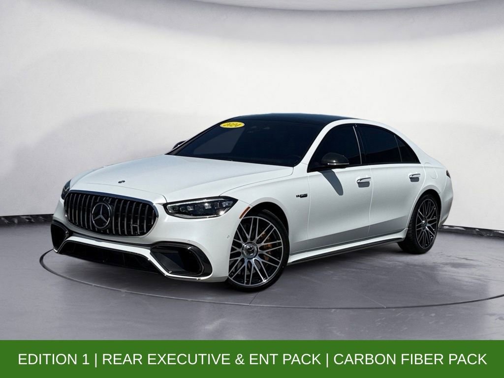 Used 2024 Mercedes-Benz S 63 AMG S w/ Carbon Fiber Exterior Package