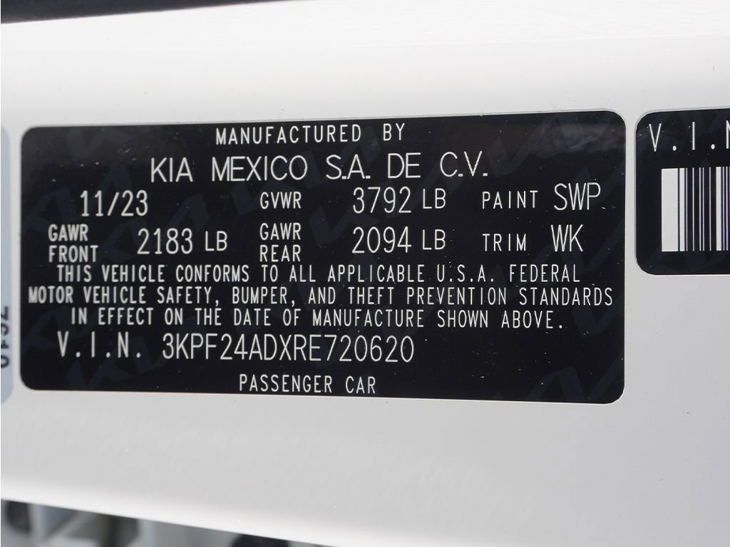 Used 2024 Kia Forte LXS w/ LXS Technology Package FWD image 45
