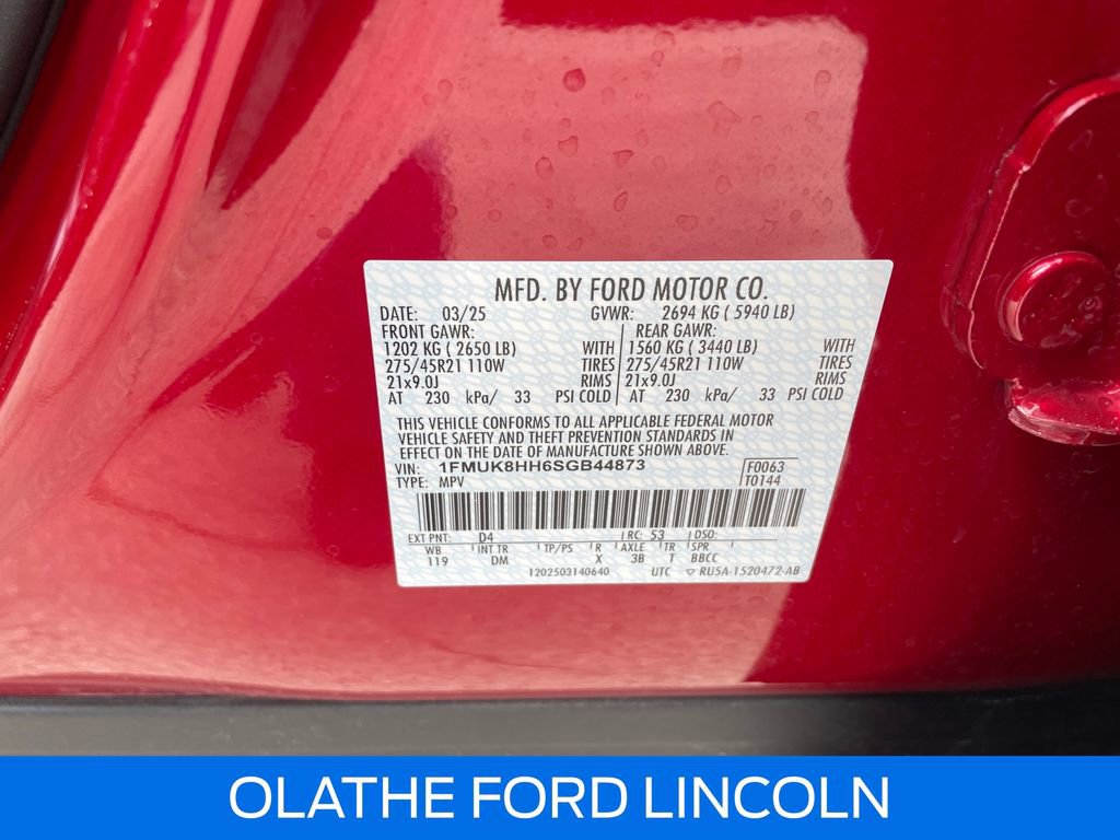 Used 2025 Ford Explorer Platinum w/ LUX Leather Package image 22