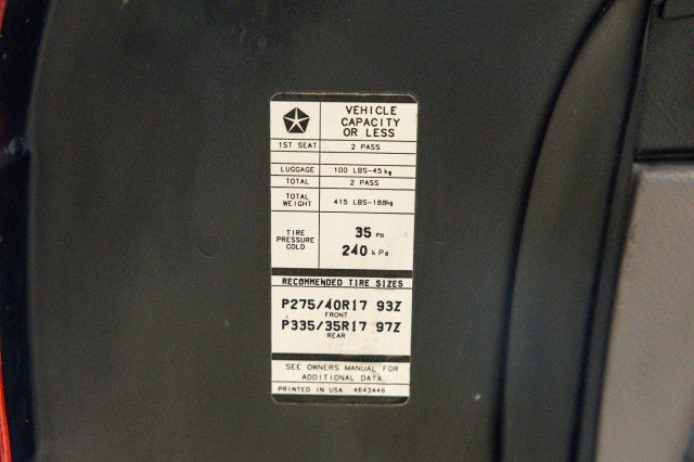 Used 1993 Dodge Viper RT/10 RWD image 53