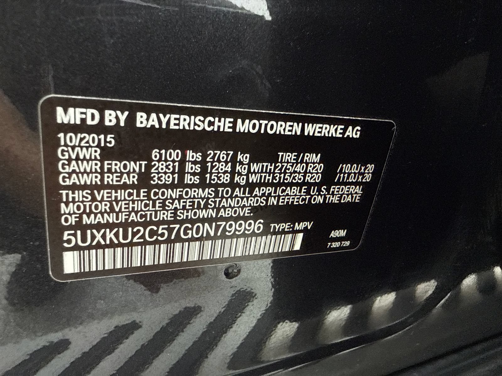 Used 2016 BMW X6 xDrive35i w/ XLine Package AWD/4WD image 51