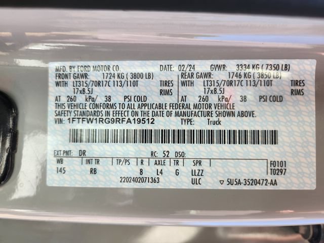 Certified 2024 Ford F150 Raptor AWD/4WD image 28