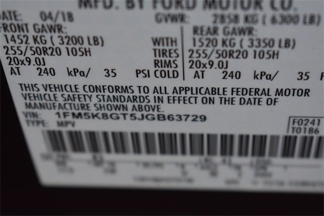 Used 2018 Ford Explorer Sport w/ Equipment Group 401A image 41