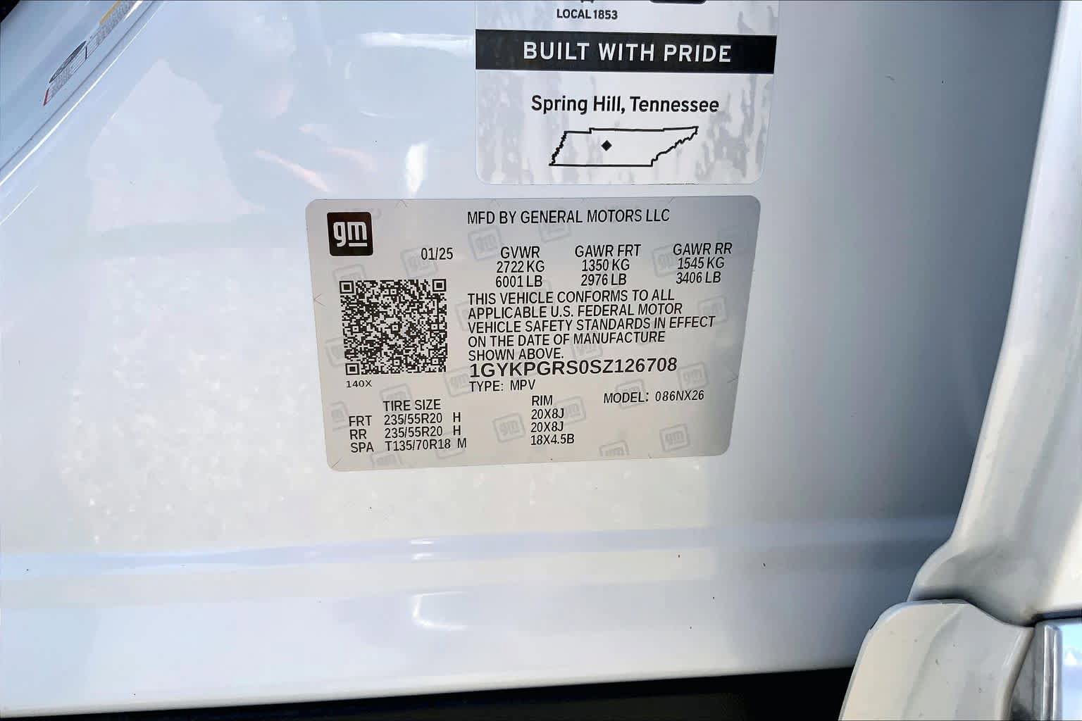 Used 2025 Cadillac XT6 Sport w/ Technology Package AWD/4WD image 36