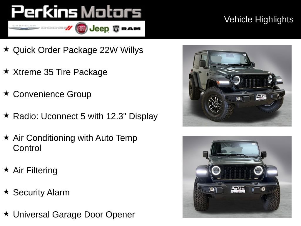New 2026 Jeep Wrangler Willys image 2