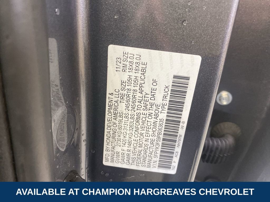 Used 2023 Honda Ridgeline RTL image 42