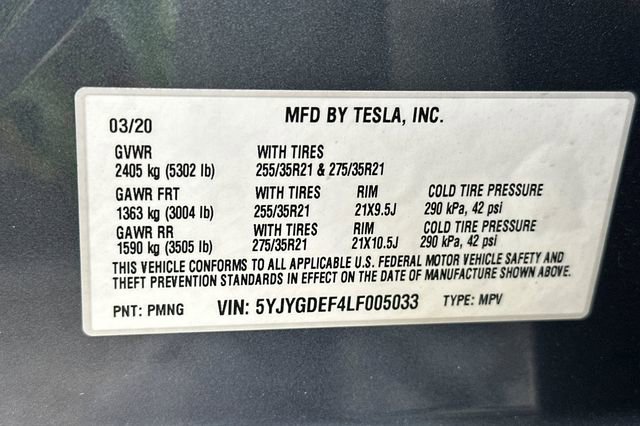 Used 2020 Tesla Model Y Performance image 37