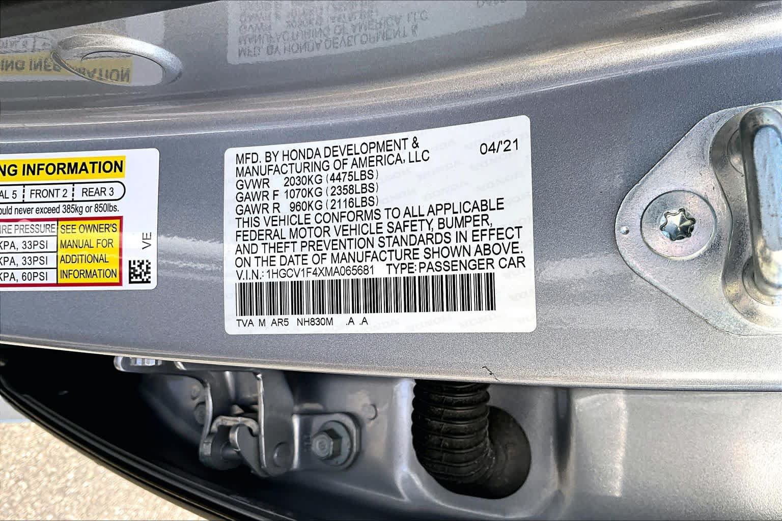 Used 2021 Honda Accord Sport Special Edition image 35