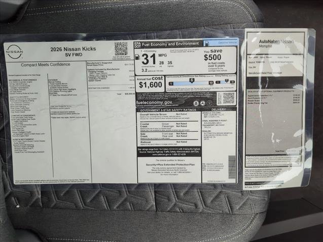 New 2026 Nissan Kicks SV w/ Charging Package image 22