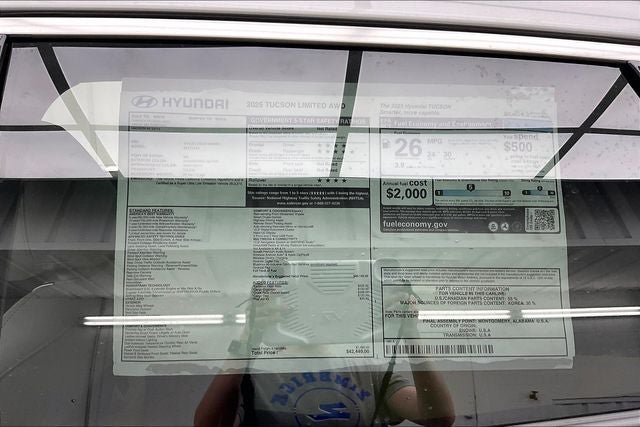 Certified 2025 Hyundai Tucson Limited AWD/4WD image 20