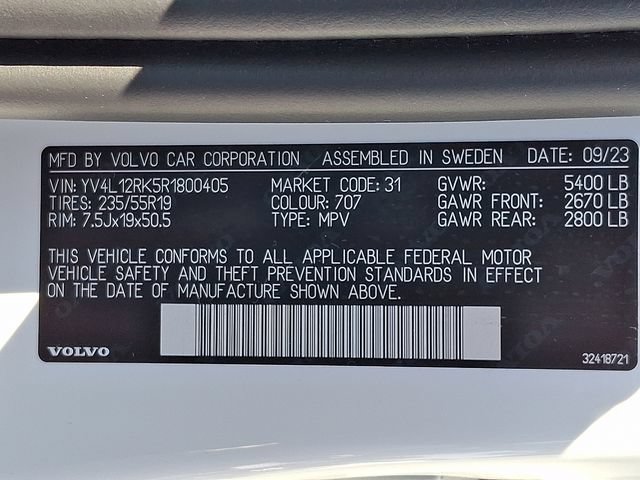 Certified 2024 Volvo XC60 B5 Core w/ Protection Package Premier AWD/4WD image 28
